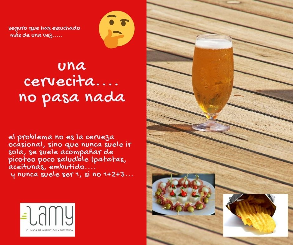 Dietista Nutricionista en Soria: Seguro que has escuchado mas de una vez...una cervecita...no pasa nada...